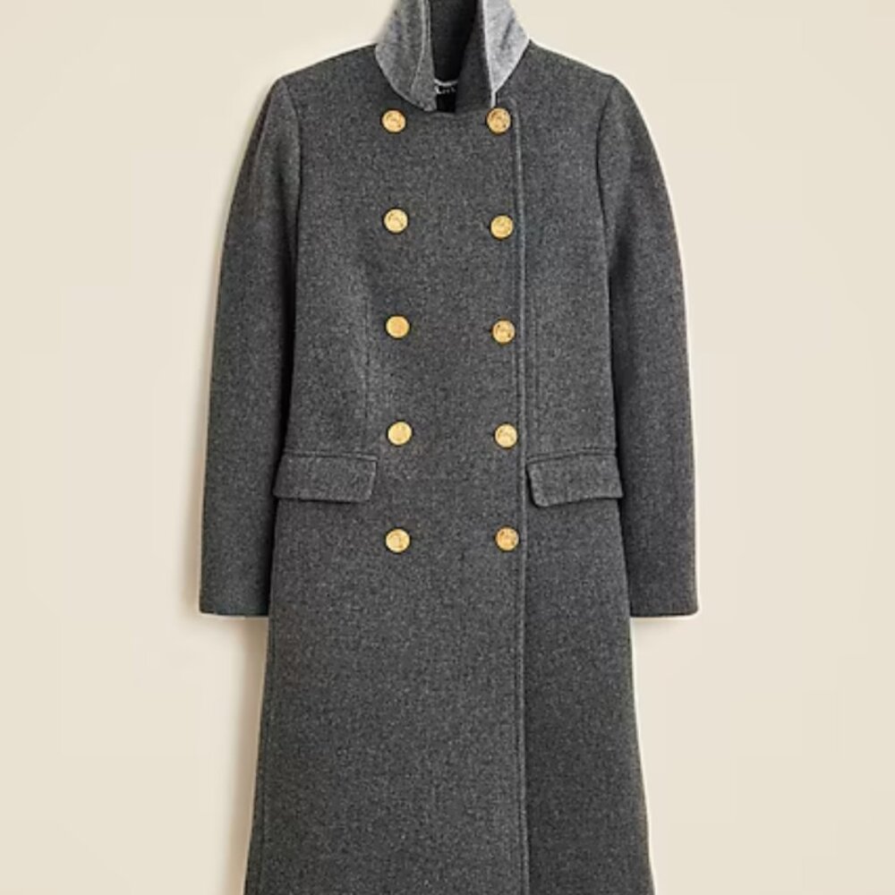 J. Crew Warwick Topcoat in Italian Stadium-cloth Wool Blend